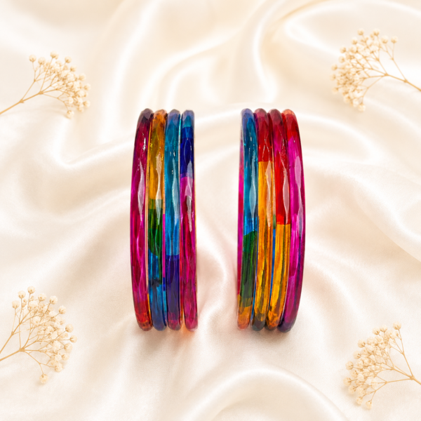 Cutting Jelly Bangles (Dark-Multi)