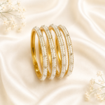 Ivory Shade Lac Kada Set
