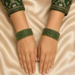 Golden Stone-Studded Bangles