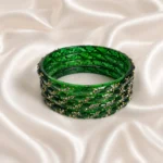 Traditional Stone Cutting Glass Kada